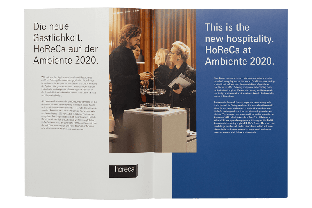 Business-Event im Hotel mit Gästen und Präsentation in Köln.