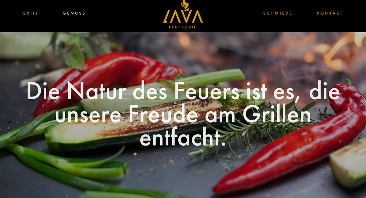 Feuergrill in Köln mit frischen Gemüsesorten und rotem Chili.