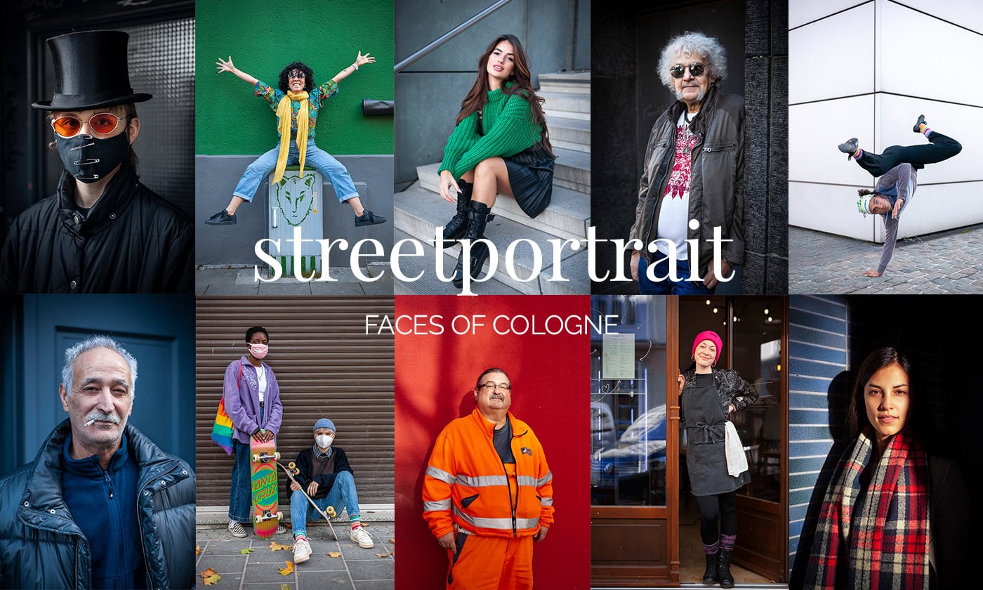 Porträtfotografie in Köln, Streetportrait, Gesichter der Stadt.