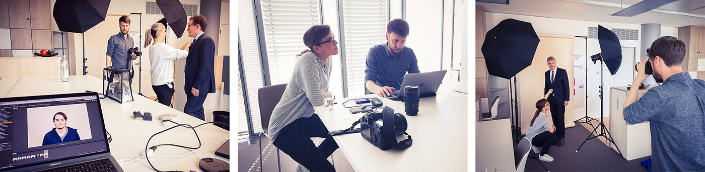 Professionelles Fotoshooting im Studio mit Fotograf in Köln.